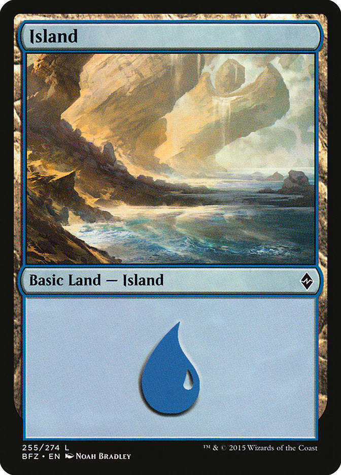 Island (255) [Battle for Zendikar] | Jomio and Rueliete's Cards and Comics