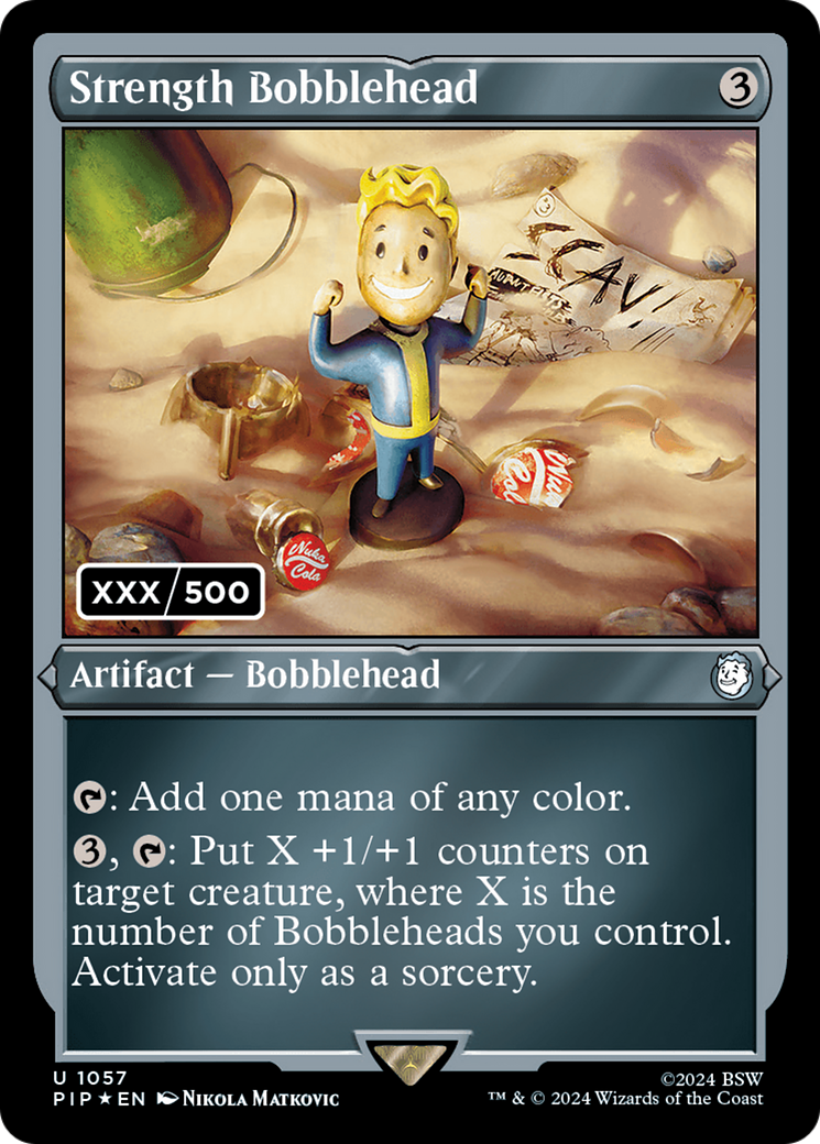 Strength Bobblehead (Serial Numbered) [Fallout] | Jomio and Rueliete's Cards and Comics
