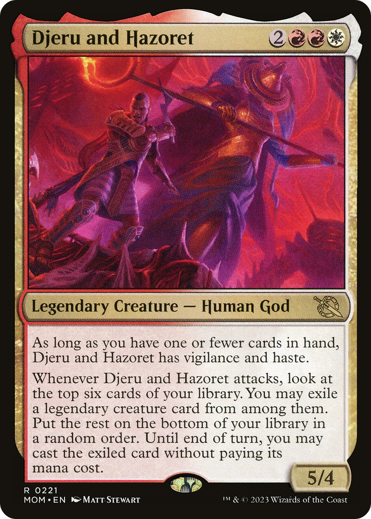 Djeru and Hazoret [March of the Machine] | Jomio and Rueliete's Cards and Comics