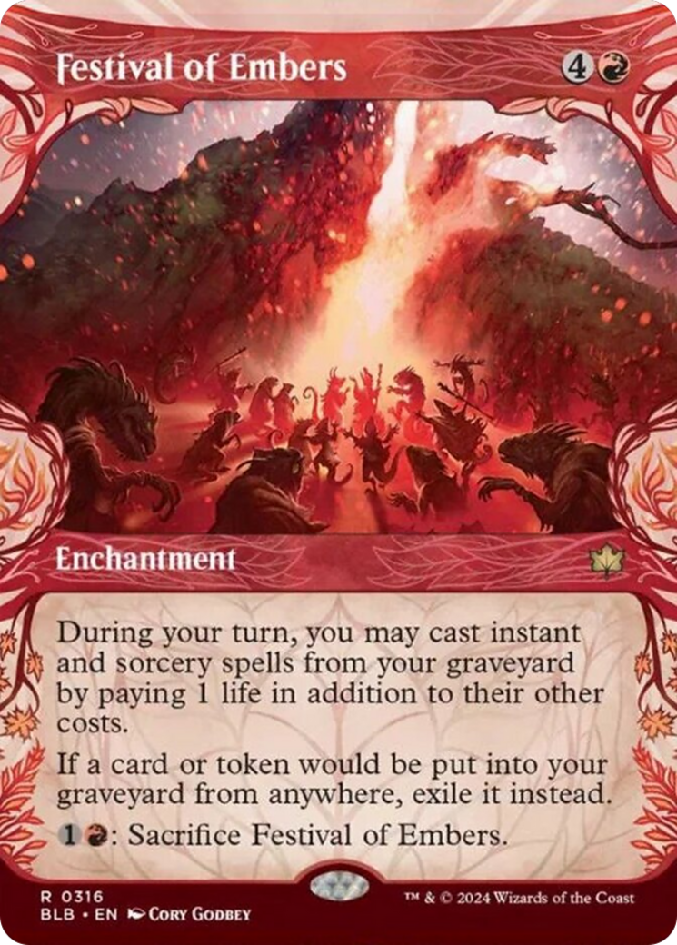 Festival of Embers (Showcase) [Bloomburrow] | Jomio and Rueliete's Cards and Comics
