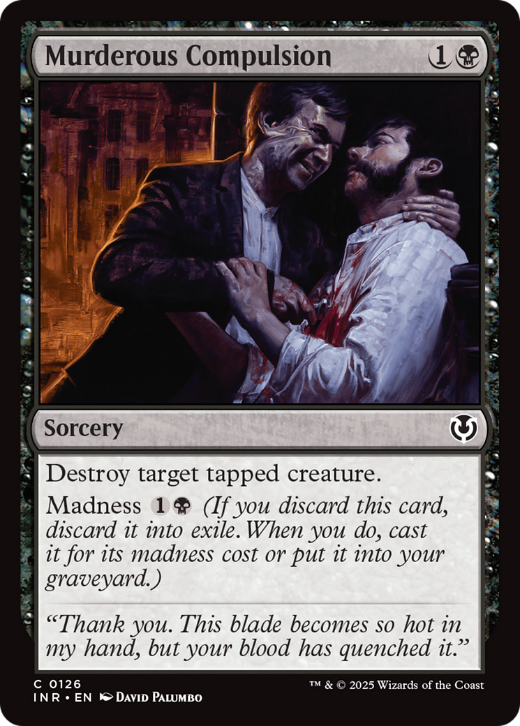 Murderous Compulsion [Innistrad Remastered] | Jomio and Rueliete's Cards and Comics