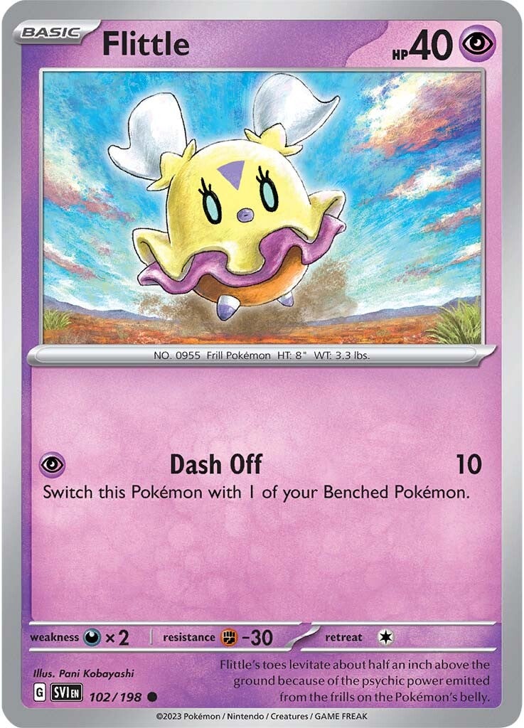 Flittle (102/198) [Scarlet & Violet: Base Set] | Jomio and Rueliete's Cards and Comics