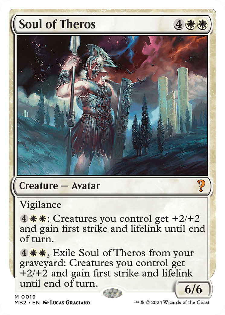 Soul of Theros (White Border) [Mystery Booster 2] | Jomio and Rueliete's Cards and Comics