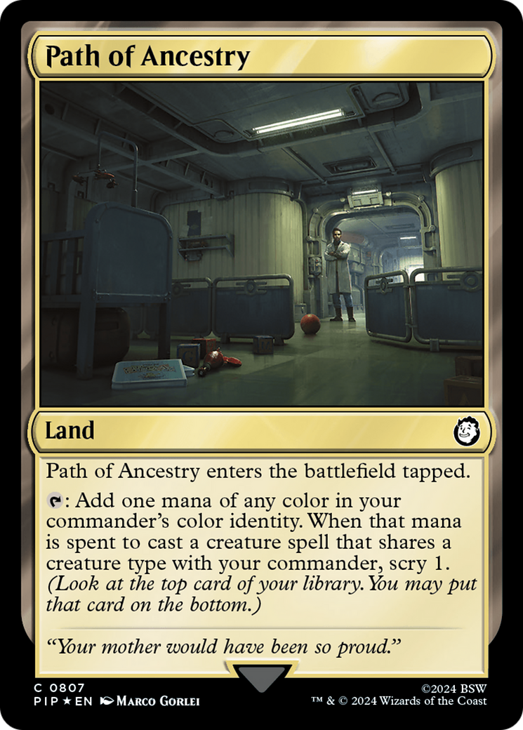 Path of Ancestry (Surge Foil) [Fallout] | Jomio and Rueliete's Cards and Comics