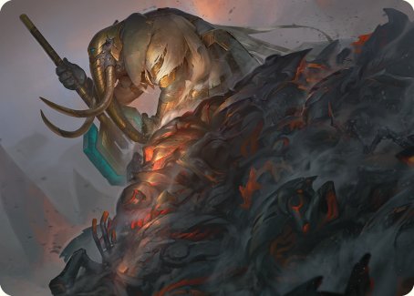 Against All Odds Art Card [Phyrexia: All Will Be One Art Series] | Jomio and Rueliete's Cards and Comics