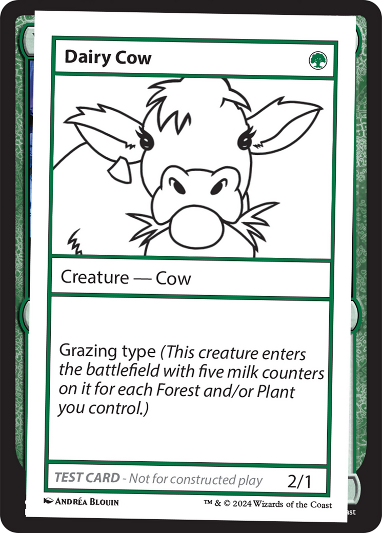 Dairy Cow [Mystery Booster 2 Playtest Cards] | Jomio and Rueliete's Cards and Comics