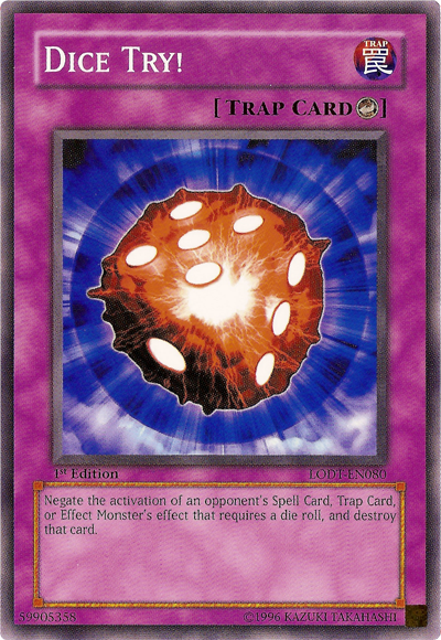 Dice Try! [LODT-EN080] Common | Jomio and Rueliete's Cards and Comics