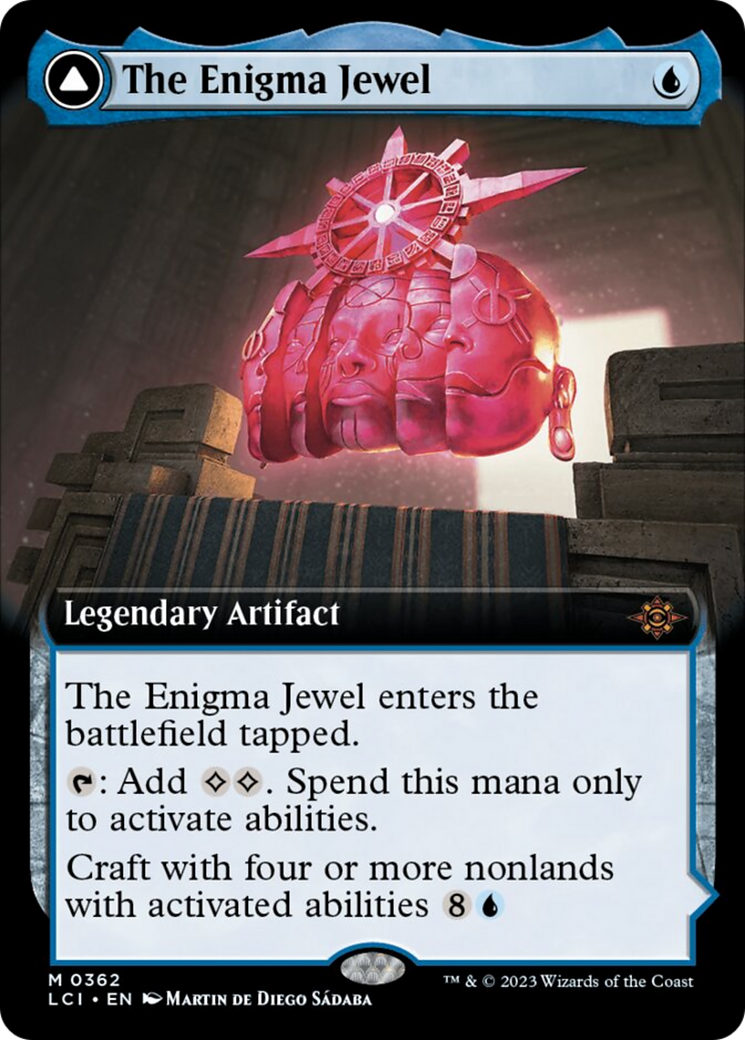 The Enigma Jewel // Locus of Enlightenment (Extended Art) [The Lost Caverns of Ixalan] | Jomio and Rueliete's Cards and Comics