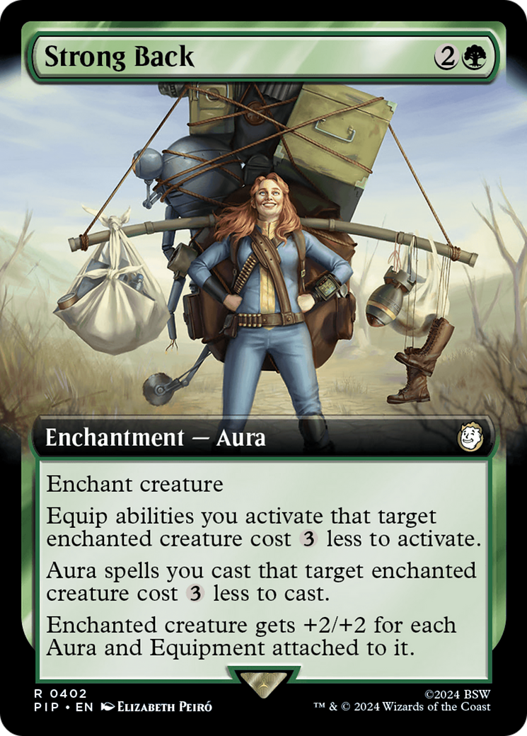 Strong Back (Extended Art) [Fallout] | Jomio and Rueliete's Cards and Comics