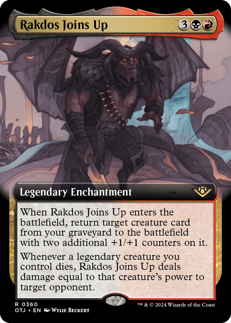 Rakdos Joins Up (Extended Art) [Outlaws of Thunder Junction] | Jomio and Rueliete's Cards and Comics