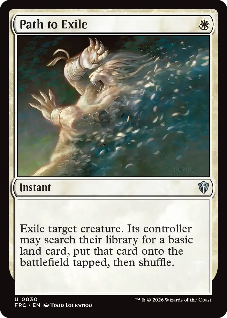 Path to Exile [Reality Fracture Commander] | Jomio and Rueliete's Cards and Comics