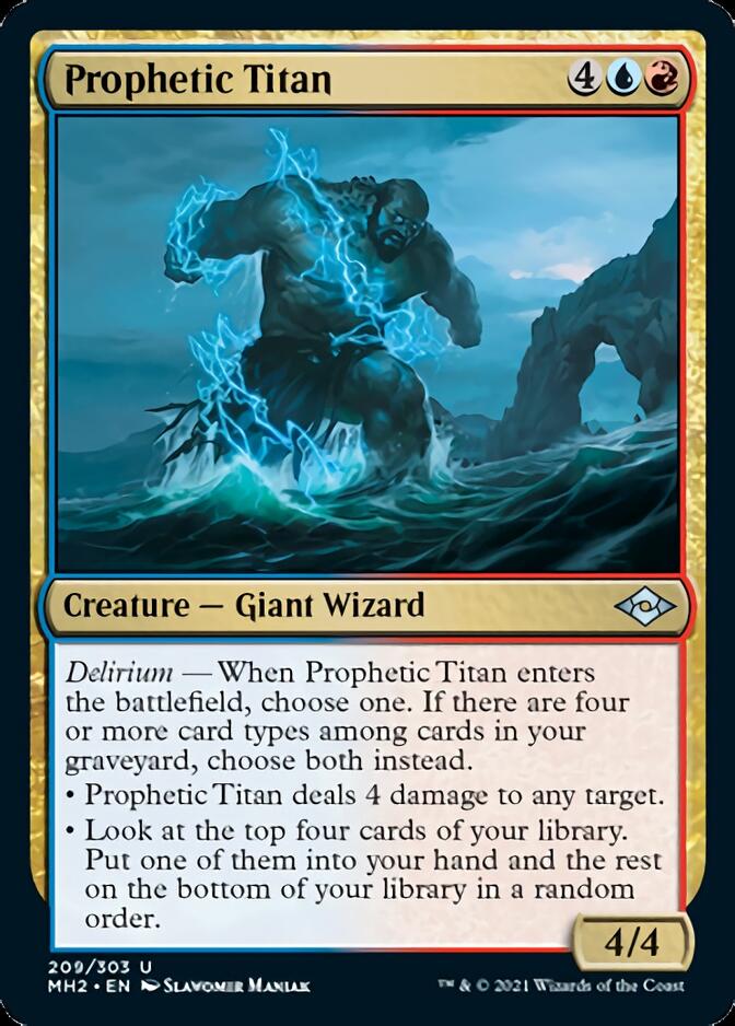 Prophetic Titan [Modern Horizons 2] | Jomio and Rueliete's Cards and Comics