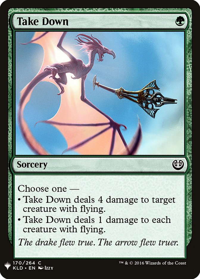 Take Down [Mystery Booster] | Jomio and Rueliete's Cards and Comics