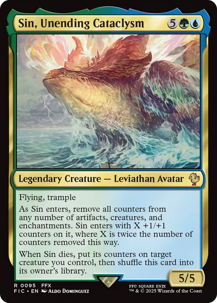 Sin, Unending Cataclysm [FINAL FANTASY Commander] | Jomio and Rueliete's Cards and Comics