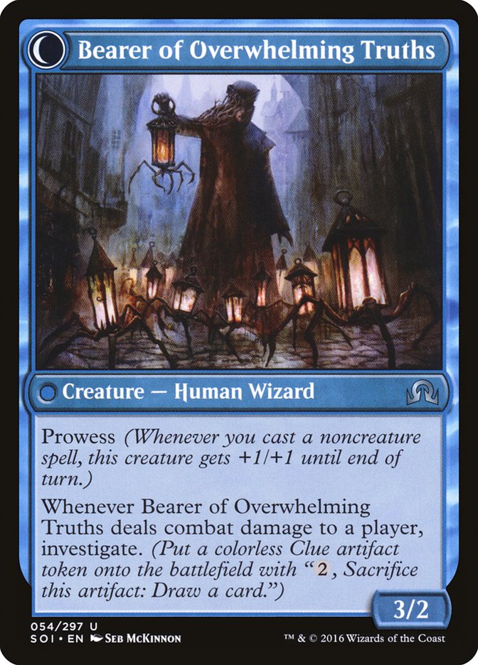 Daring Sleuth // Bearer of Overwhelming Truths [Shadows over Innistrad] | Jomio and Rueliete's Cards and Comics