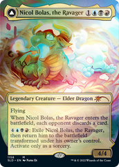 Nicol Bolas, the Ravager // Nicol Bolas, the Arisen (Borderless) [Secret Lair: From Cute to Brute] | Jomio and Rueliete's Cards and Comics