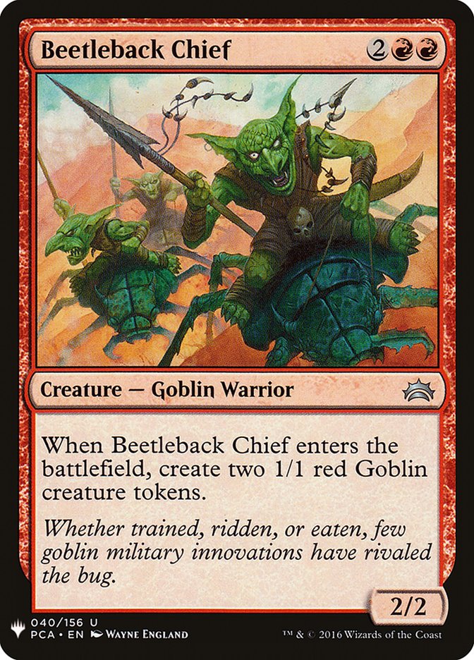 Beetleback Chief [Mystery Booster] | Jomio and Rueliete's Cards and Comics