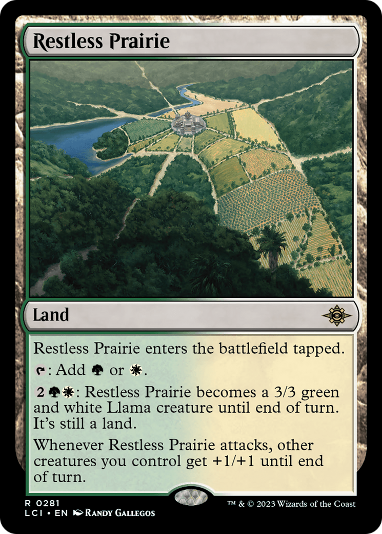 Restless Prairie [The Lost Caverns of Ixalan] | Jomio and Rueliete's Cards and Comics