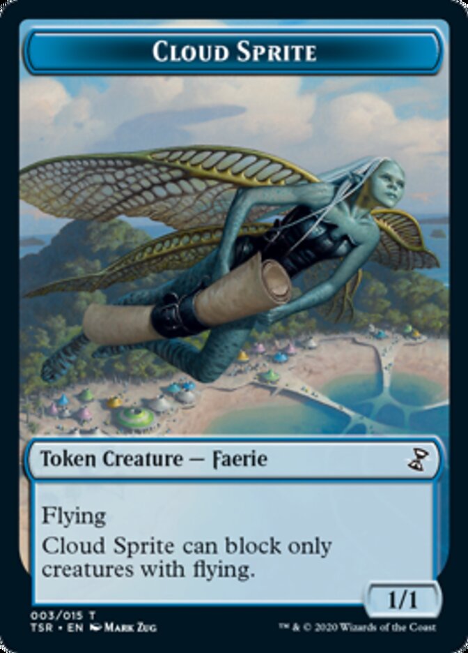 Cloud Sprite Token [Time Spiral Remastered Tokens] | Jomio and Rueliete's Cards and Comics