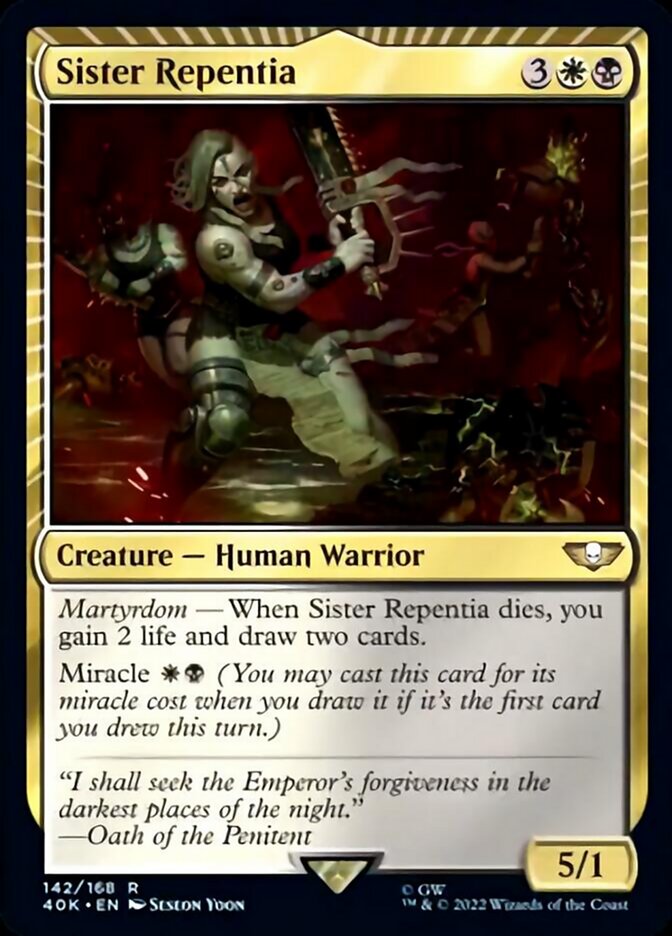 Sister Repentia [Warhammer 40,000] | Jomio and Rueliete's Cards and Comics
