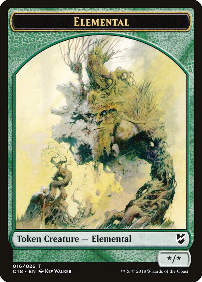 Elemental Token [Commander 2018 Tokens] | Jomio and Rueliete's Cards and Comics