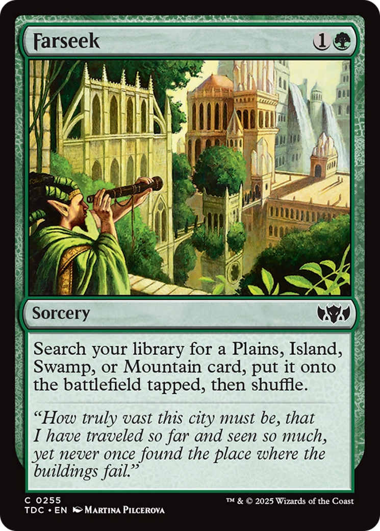 Farseek [Tarkir: Dragonstorm Commander] | Jomio and Rueliete's Cards and Comics