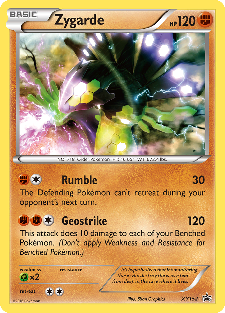 Zygarde (XY152) [XY: Black Star Promos] | Jomio and Rueliete's Cards and Comics