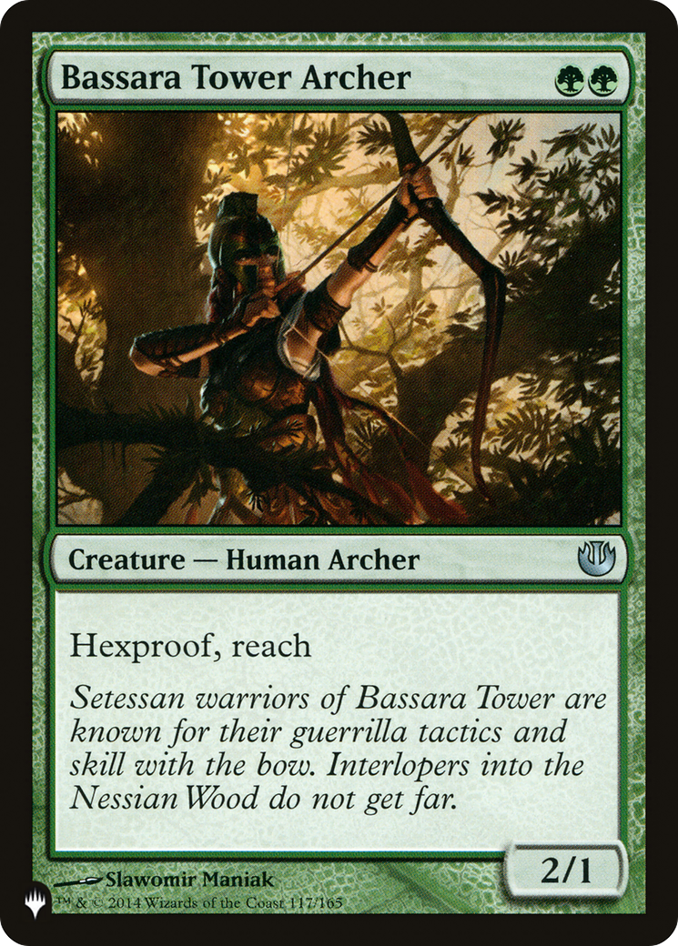 Bassara Tower Archer [The List] | Jomio and Rueliete's Cards and Comics