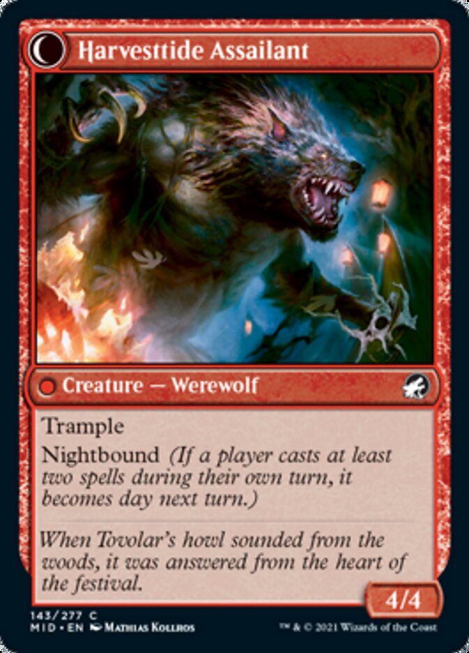 Harvesttide Infiltrator // Harvesttide Assailant [Innistrad: Midnight Hunt] | Jomio and Rueliete's Cards and Comics