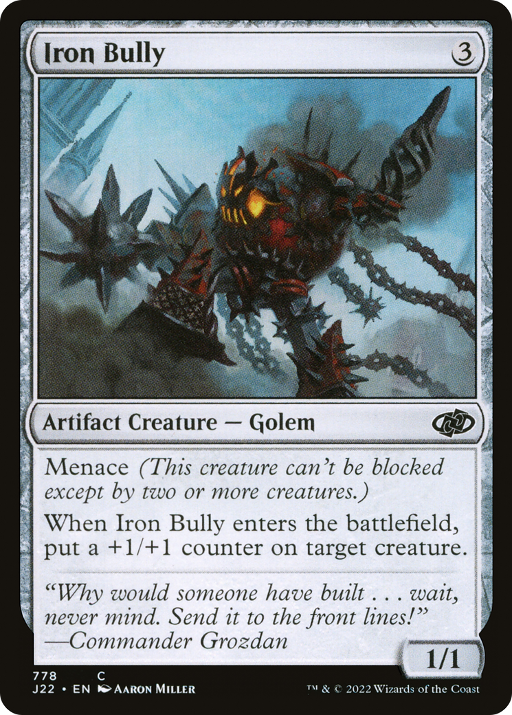 Iron Bully [Jumpstart 2022] | Jomio and Rueliete's Cards and Comics