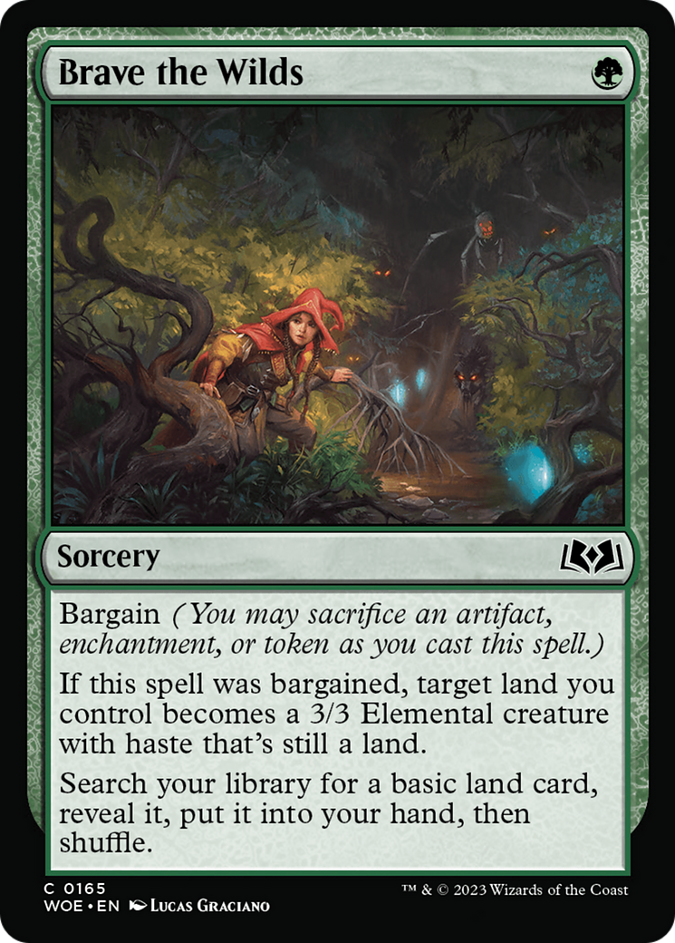 Brave the Wilds [Wilds of Eldraine] | Jomio and Rueliete's Cards and Comics
