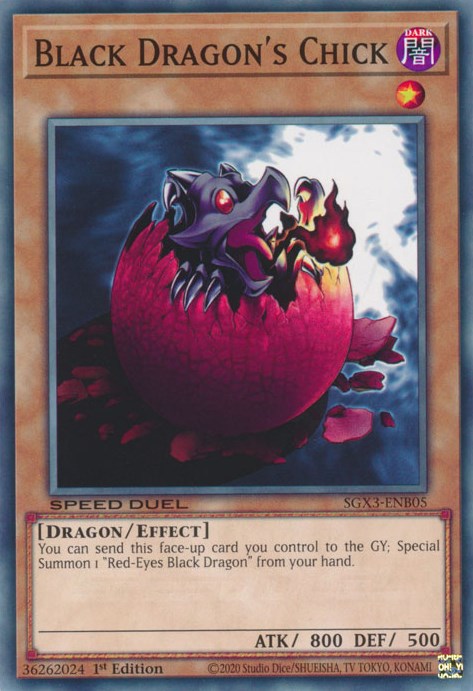 Black Dragon's Chick [SGX3-ENB05] Common | Jomio and Rueliete's Cards and Comics