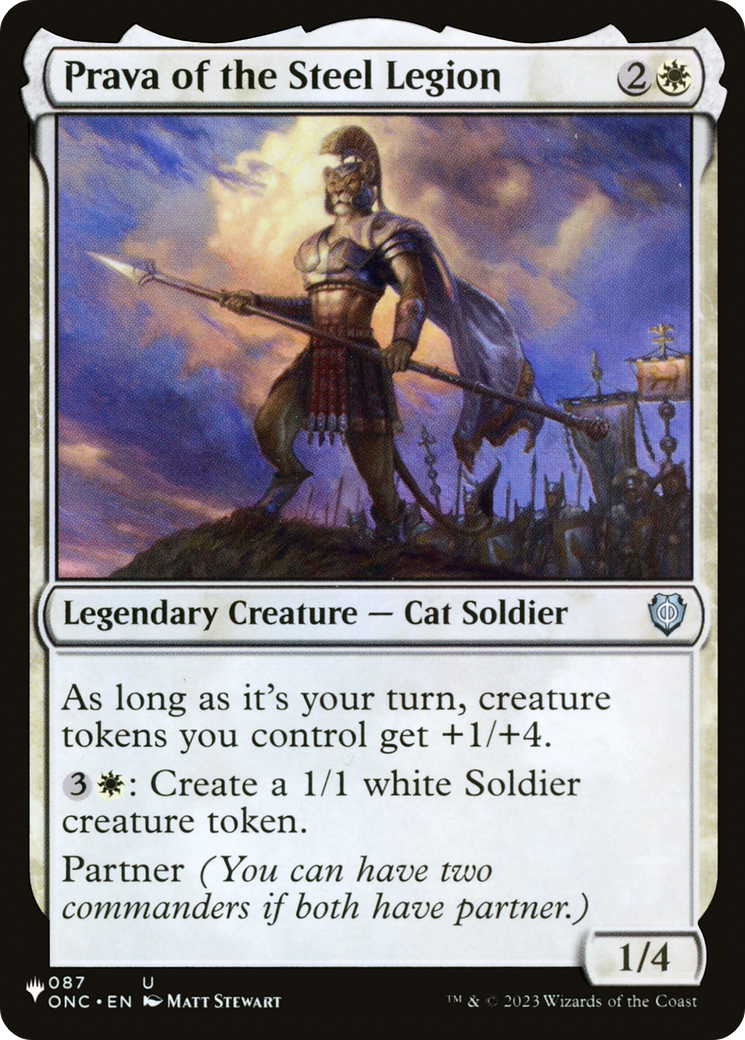 Prava of the Steel Legion [The List] | Jomio and Rueliete's Cards and Comics