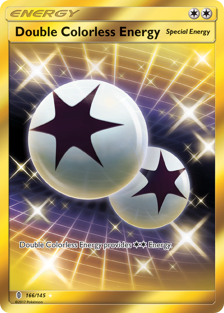 Double Colorless Energy (166/145) [Sun & Moon: Guardians Rising] | Jomio and Rueliete's Cards and Comics