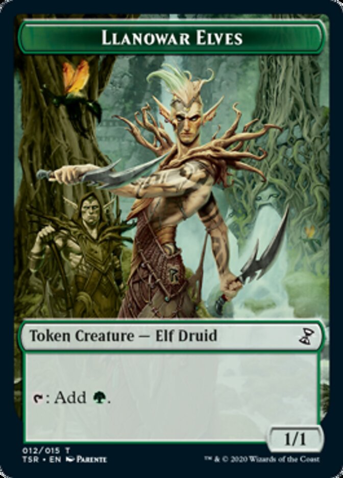 Llanowar Elves Token [Time Spiral Remastered Tokens] | Jomio and Rueliete's Cards and Comics