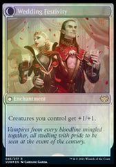 Wedding Announcement // Wedding Festivity [Innistrad: Crimson Vow Prerelease Promos] | Jomio and Rueliete's Cards and Comics