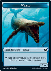 Beast (010) // Whale Double-Sided Token [Commander 2021 Tokens] | Jomio and Rueliete's Cards and Comics
