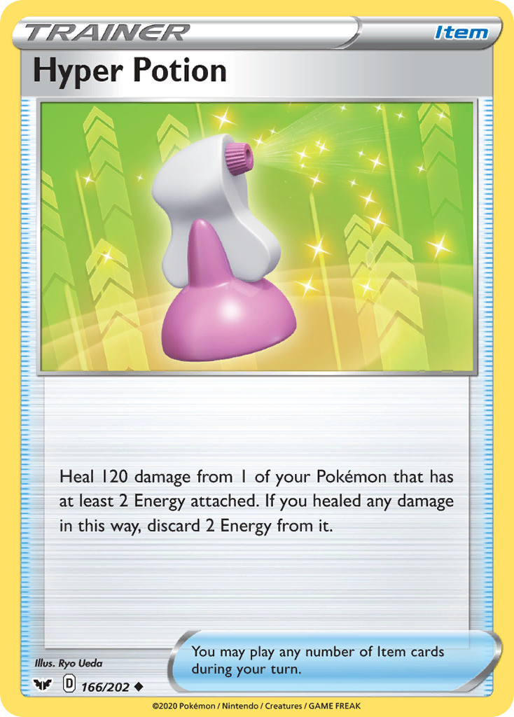 Hyper Potion (166/202) [Sword & Shield: Base Set] | Jomio and Rueliete's Cards and Comics