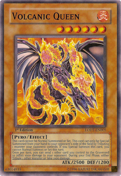 Volcanic Queen [LODT-EN005] Common | Jomio and Rueliete's Cards and Comics