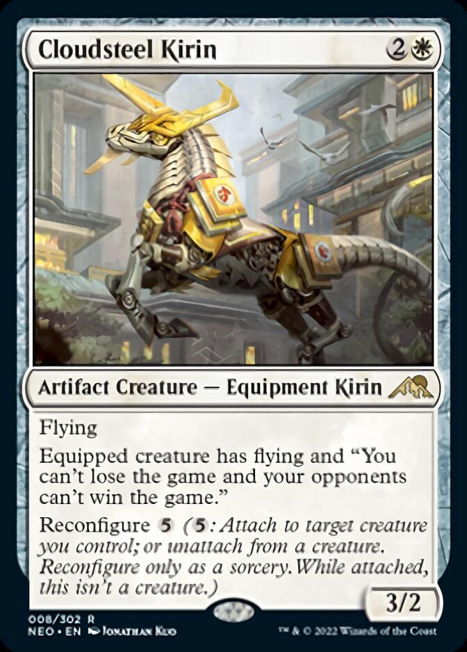 Cloudsteel Kirin [Kamigawa: Neon Dynasty] | Jomio and Rueliete's Cards and Comics