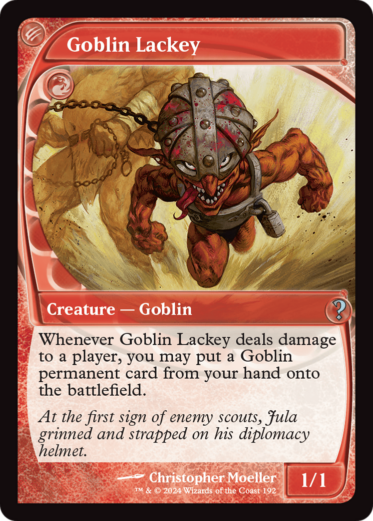 Goblin Lackey (Future Sight) [Mystery Booster 2] | Jomio and Rueliete's Cards and Comics