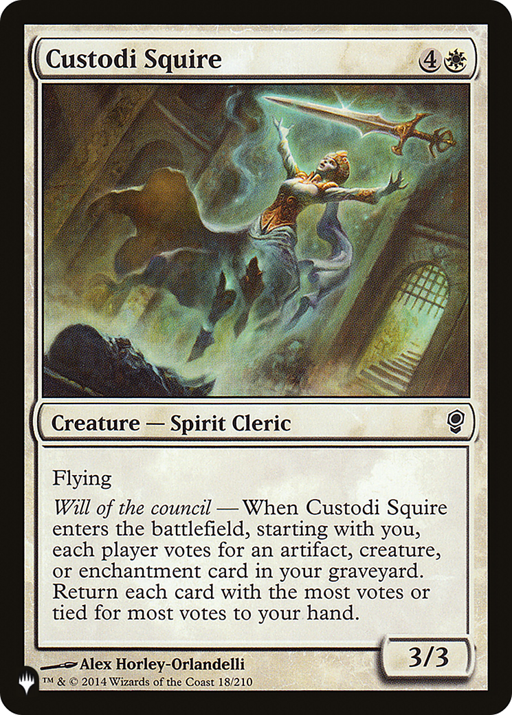 Custodi Squire [The List] | Jomio and Rueliete's Cards and Comics