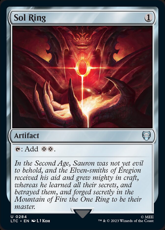 Sol Ring [The Lord of the Rings: Tales of Middle-Earth Commander] | Jomio and Rueliete's Cards and Comics