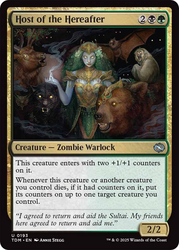 Host of the Hereafter [Tarkir: Dragonstorm] | Jomio and Rueliete's Cards and Comics