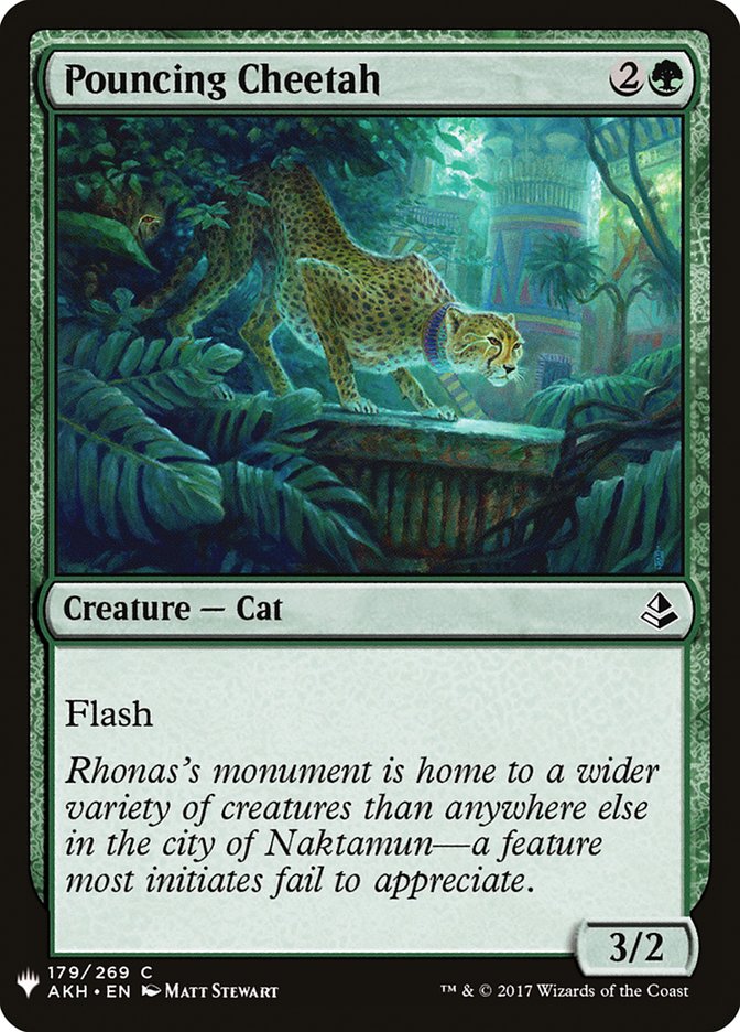 Pouncing Cheetah [Mystery Booster] | Jomio and Rueliete's Cards and Comics