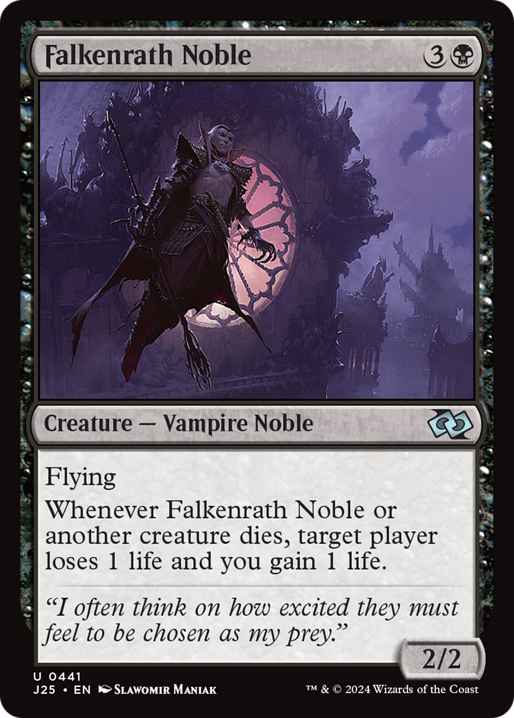 Falkenrath Noble [Foundations Jumpstart] | Jomio and Rueliete's Cards and Comics