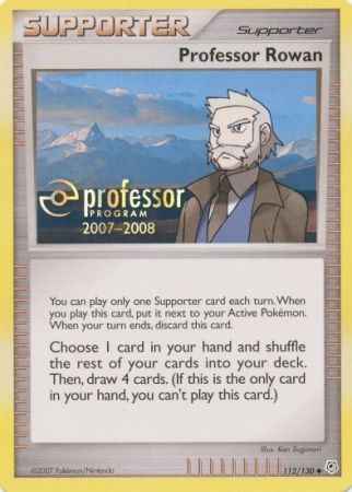Professor Rowan (112/130) (2007) [Professor Program Promos] | Jomio and Rueliete's Cards and Comics