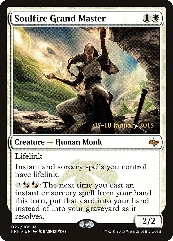 Soulfire Grand Master [Fate Reforged Prerelease Promos] | Jomio and Rueliete's Cards and Comics