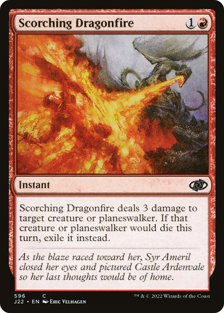 Scorching Dragonfire [Jumpstart 2022] | Jomio and Rueliete's Cards and Comics