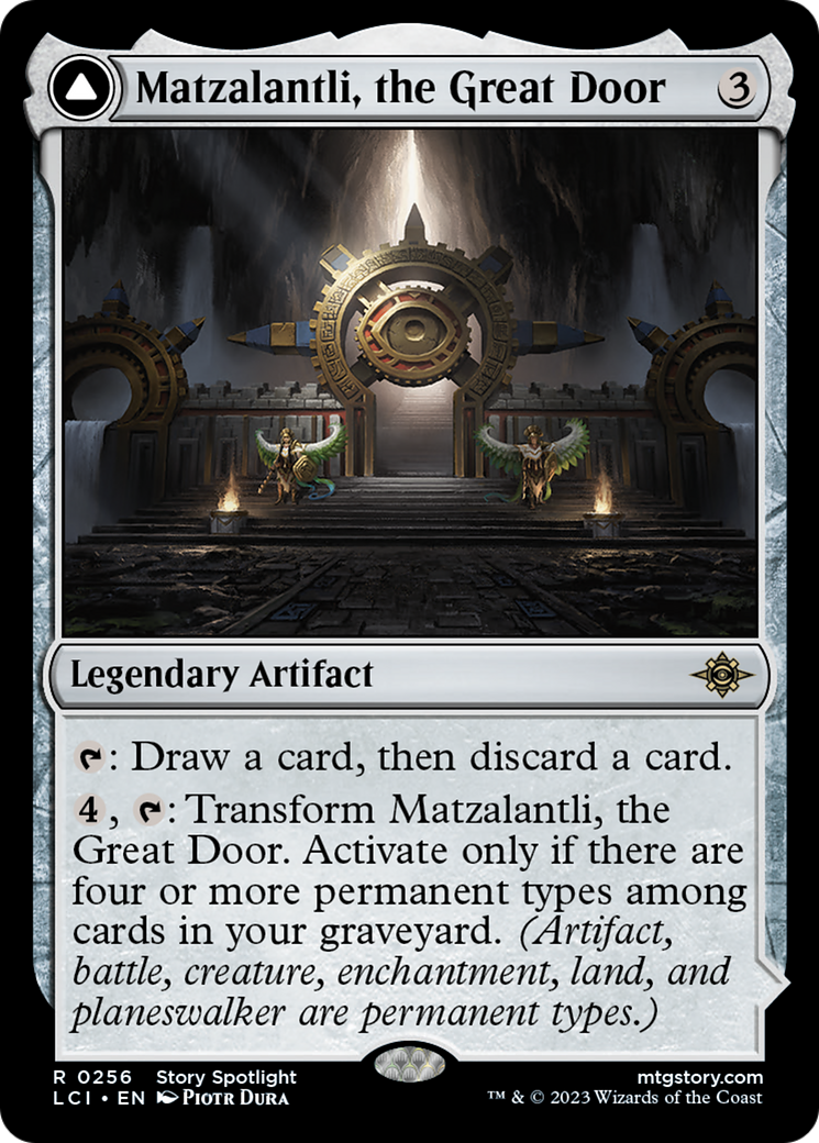Matzalantli, the Great Door // The Core [The Lost Caverns of Ixalan] | Jomio and Rueliete's Cards and Comics